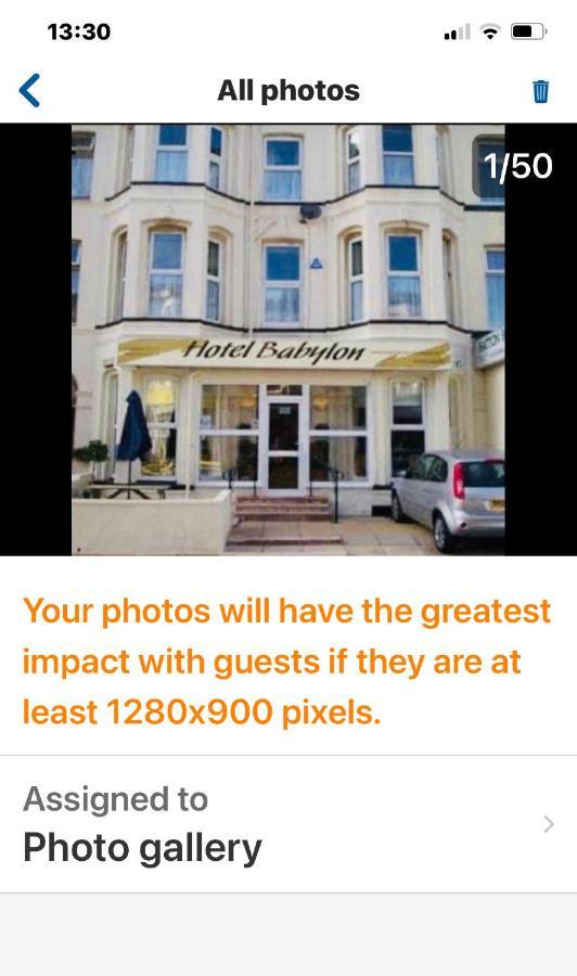 Hotel Babylon Blackpool Exteriör bild